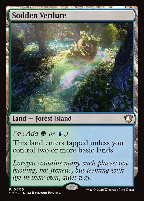 Sodden Verdure - Secrets of Strixhaven Commander #406