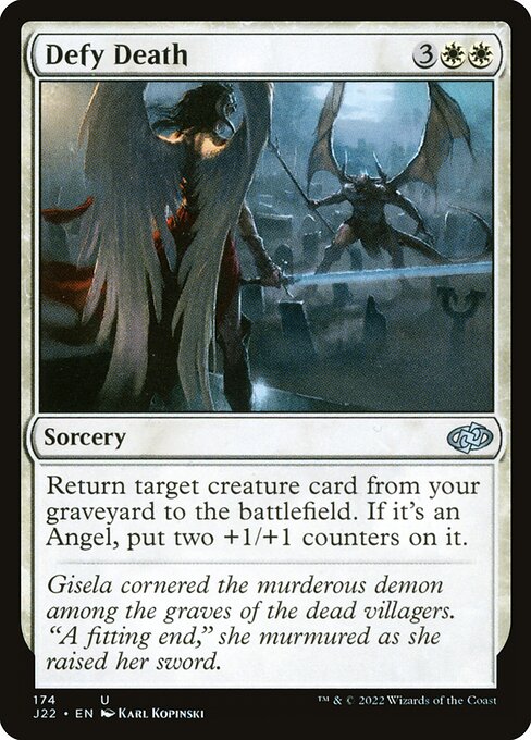 Defy Death - Jumpstart 2022 #174 Magic: The Gathering card image