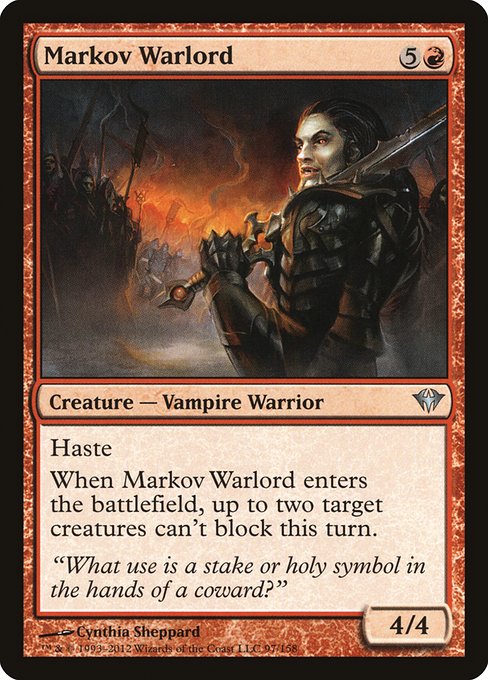 Markov Warlord - Dark Ascension #97