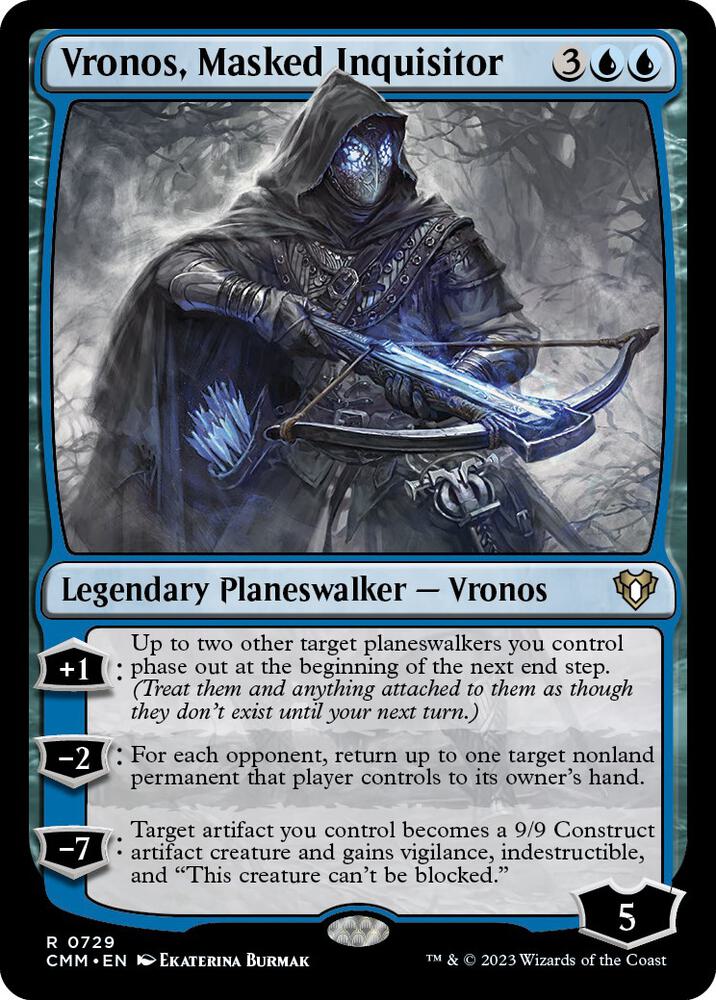 Vronos, Masked Inquisitor #729- Commander Masters