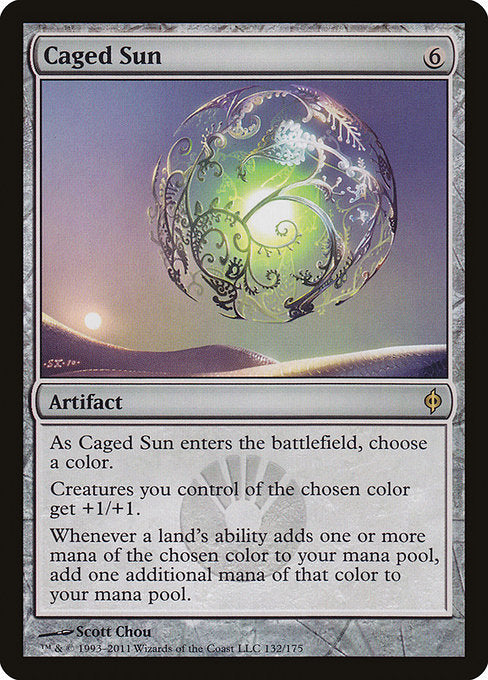 Caged Sun - New Phyrexia #132