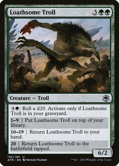 Loathsome Troll - Adventures in the Forgotten Realms #192