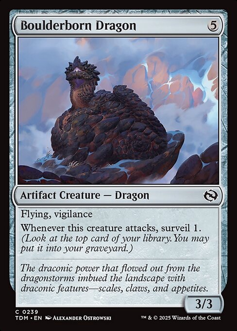Boulderborn Dragon - Tarkir: Dragonstorm #239