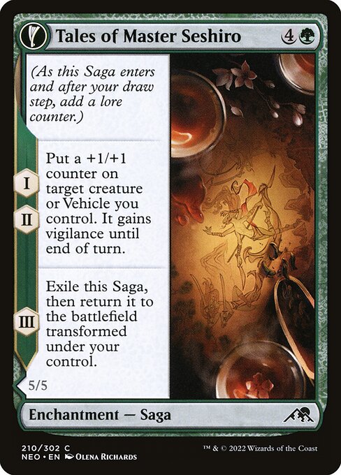 Tales of Master Seshiro Kamigawa: Neon Dynasty Magic: The Gathering card image