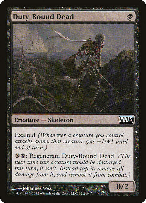 Duty-Bound Dead Magic 2013 Magic: The Gathering card image