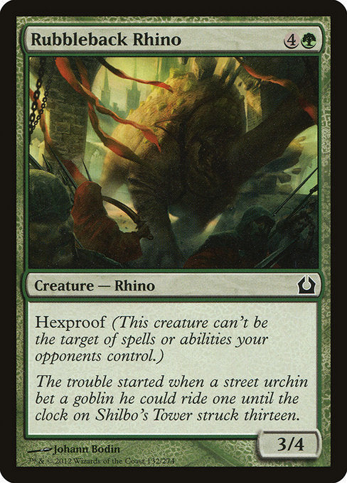 Rubbleback Rhino - Return to Ravnica #132
