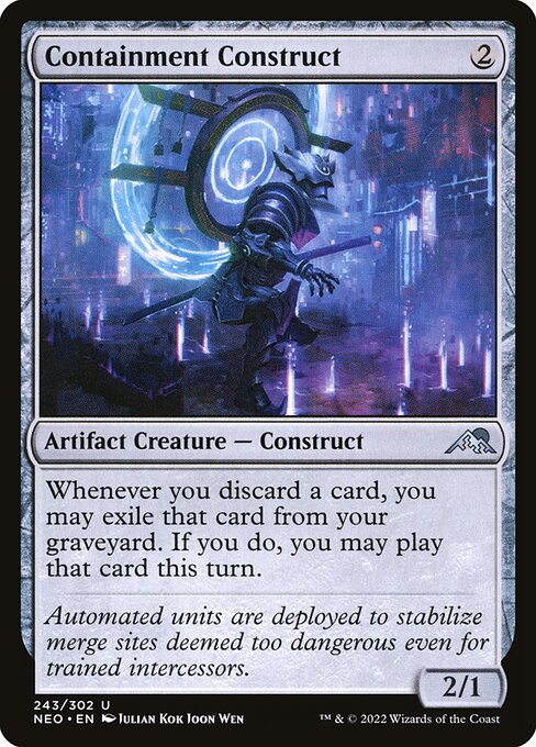 Containment Construct Kamigawa: Neon Dynasty Magic: The Gathering card image