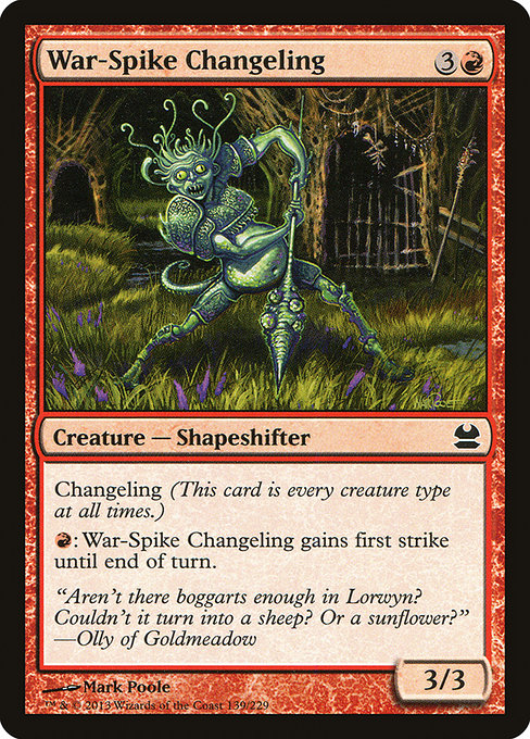 War-Spike Changeling - Modern Masters #139