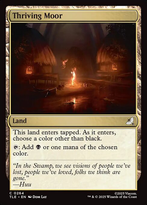 Thriving Moor - Avatar: The Last Airbender Eternal #264 Magic: The Gathering card image