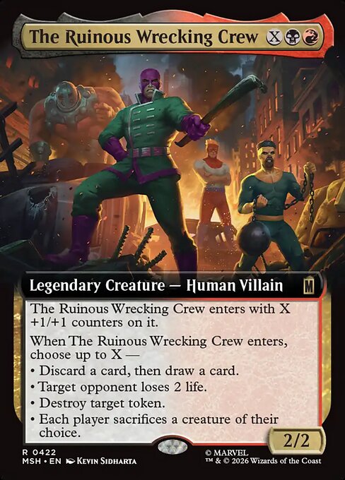 The Ruinous Wrecking Crew - Marvel Super Heroes #422 (Foil)