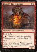 Burning-Fist Minotaur Hour of Devastation Magic: The Gathering card image