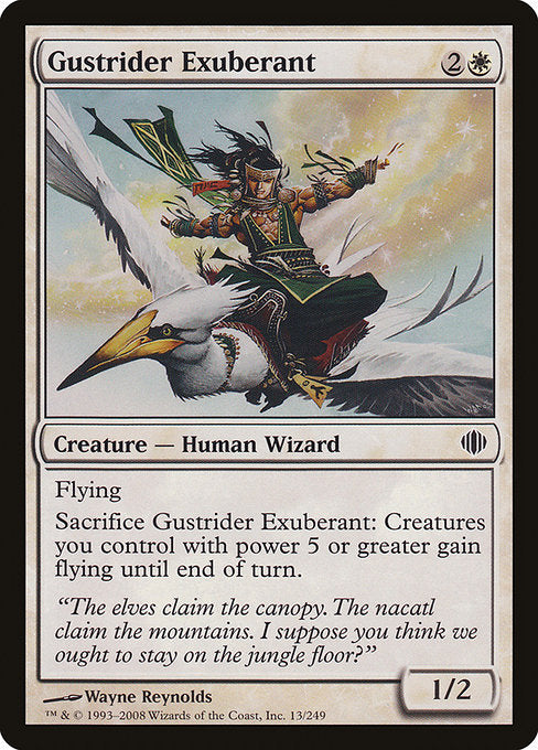 Gustrider Exuberant - Shards of Alara #13 Magic: The Gathering card image