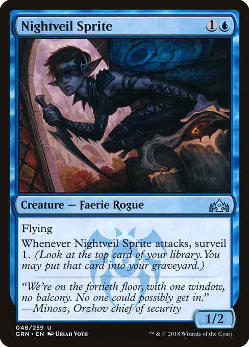 Nightveil Sprite - Guilds of Ravnica #48 Magic: The Gathering card image