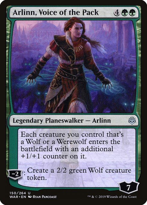 Arlinn, Voice of the Pack War of the Spark Magic: The Gathering card image