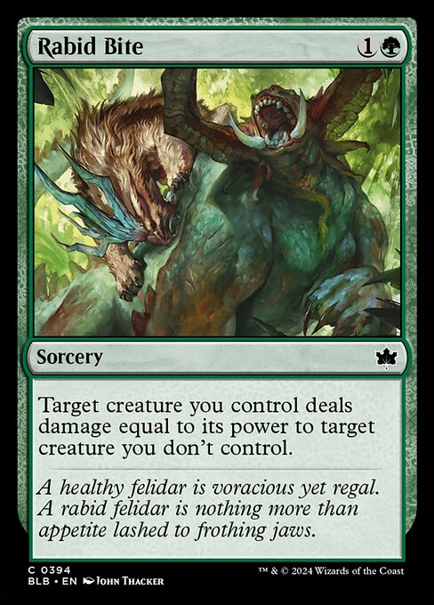 Rabid Bite - Bloomburrow #394