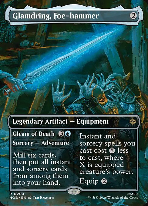 Glamdring, Foe-hammer // Gleam of Death - The Hobbit - Foil