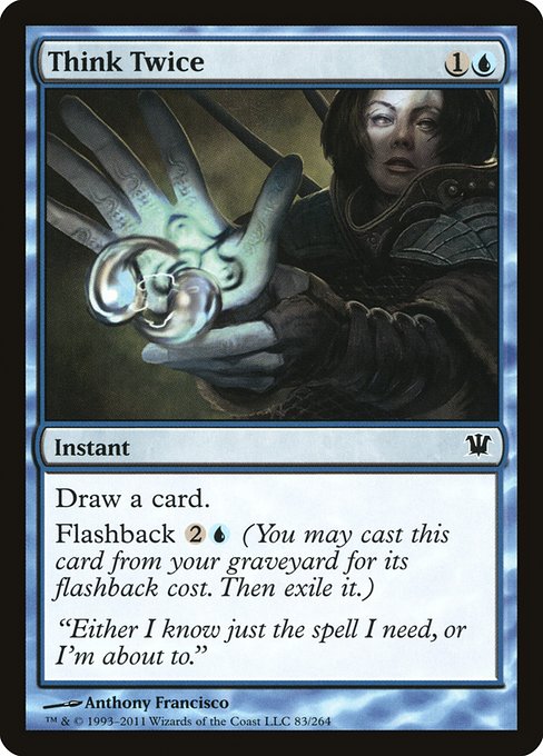Think Twice - Innistrad #83 Magic: The Gathering card image