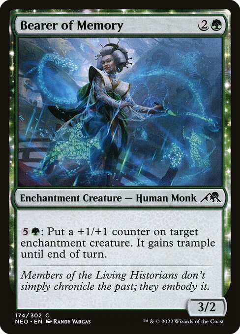 Bearer of Memory Kamigawa: Neon Dynasty Magic: The Gathering card image