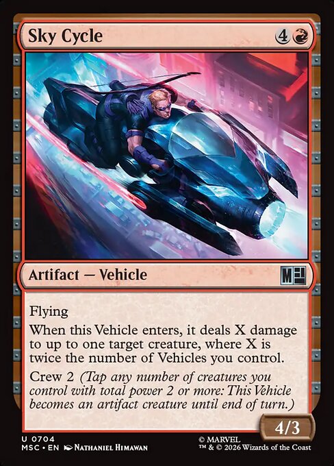 Sky Cycle Marvel Super Heroes Commander Magic: The Gathering card image