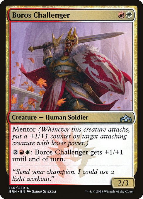 Boros Challenger - Guilds of Ravnica #156 Magic: The Gathering card image
