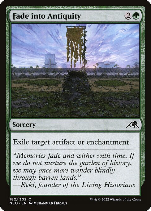 Fade into Antiquity - Kamigawa: Neon Dynasty #182