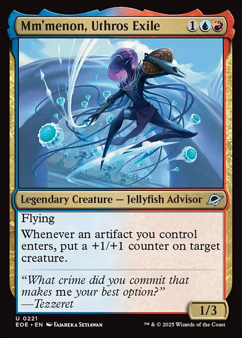 Mm'menon, Uthros Exile Edge of Eternities Magic: The Gathering card image
