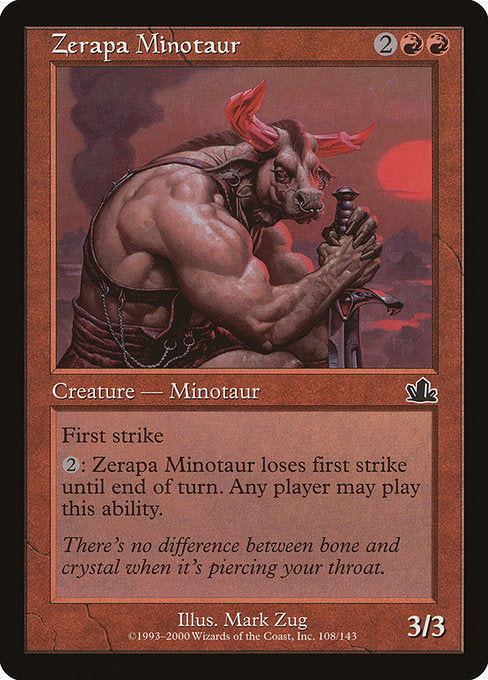 Zerapa Minotaur - Prophecy #108