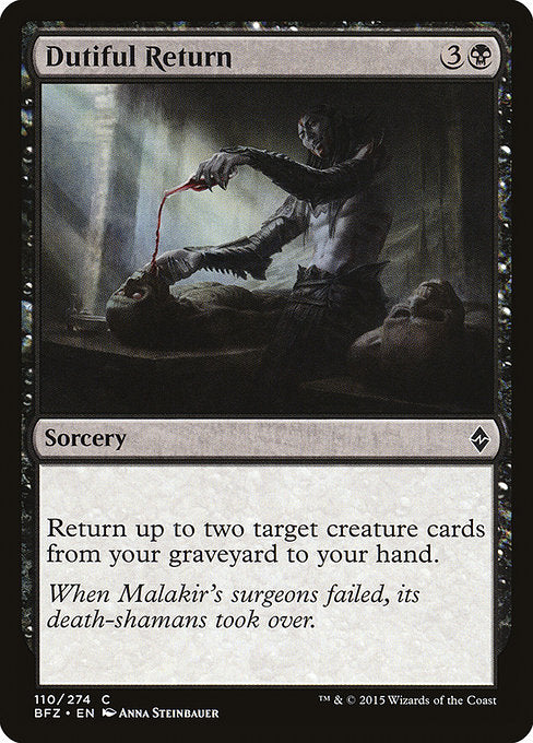 Dutiful Return - Battle for Zendikar #110