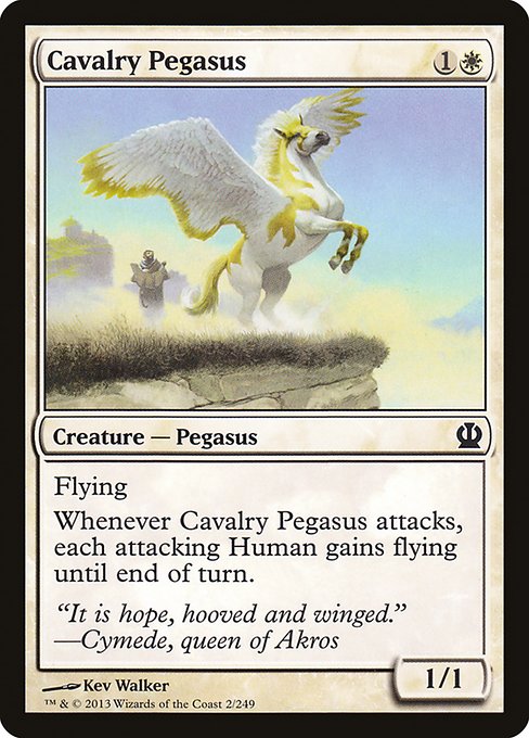 Cavalry Pegasus - Theros #2 Magic: The Gathering card image
