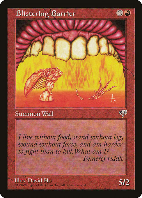 Blistering Barrier - Mirage #159