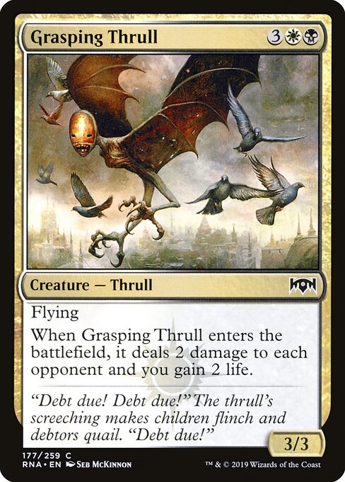 Grasping Thrull Ravnica Allegiance Magic: The Gathering card image