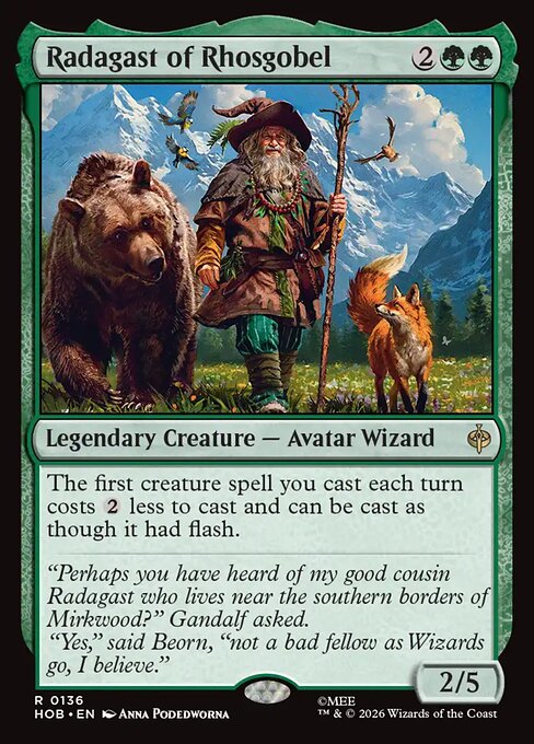 Radagast of Rhosgobel - The Hobbit - Foil