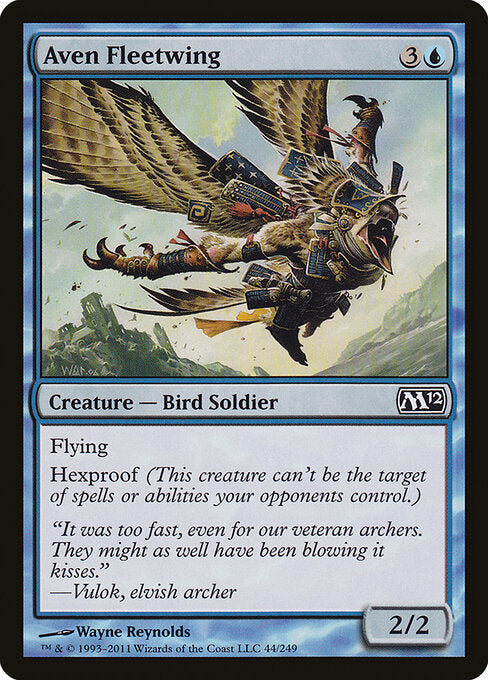 Aven Fleetwing Magic 2012 Magic: The Gathering card image