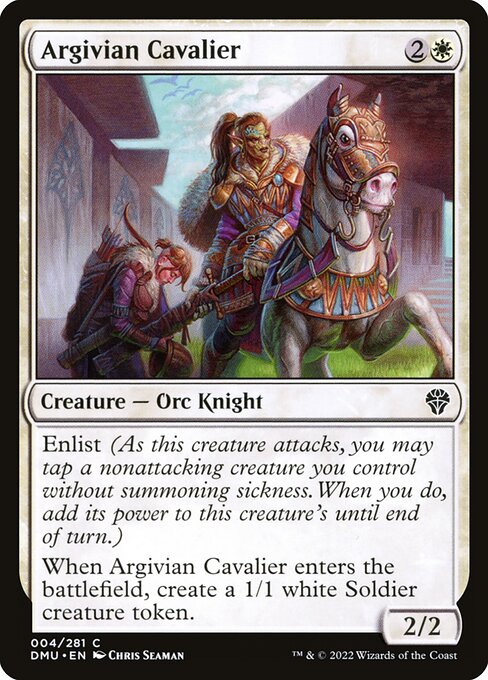 Argivian Cavalier - Dominaria United #4 - Near Mint - Foil