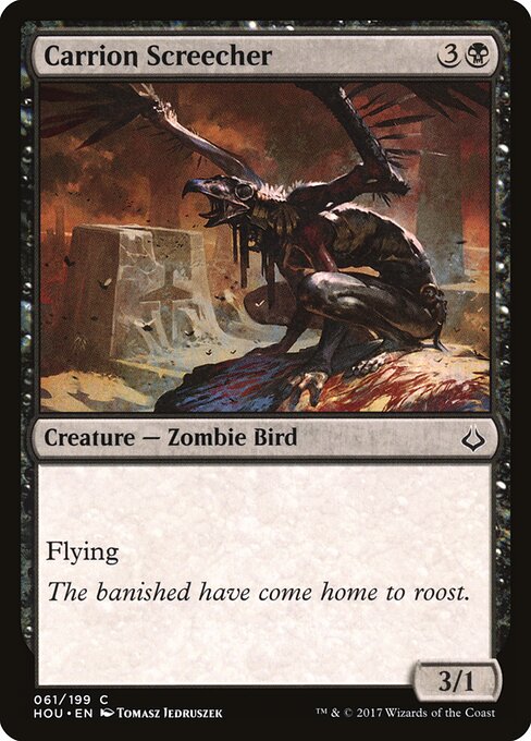Carrion Screecher Hour of Devastation Magic: The Gathering card image