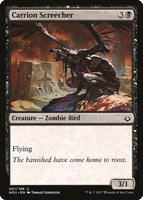 Carrion Screecher - Hour of Devastation #61 Magic: The Gathering card image