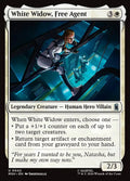 White Widow, Free Agent Marvel Super Heroes Magic: The Gathering card image