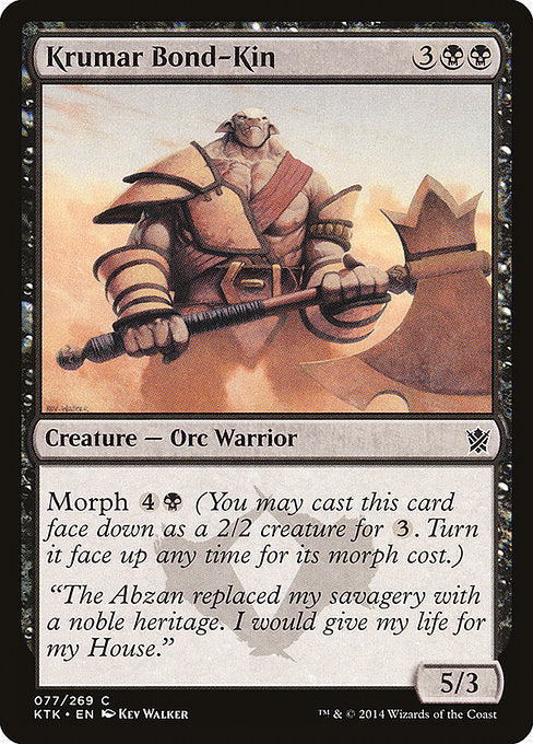 Krumar Bond-Kin - Khans of Tarkir #77