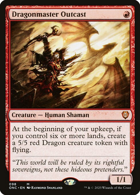 Dragonmaster Outcast - Phyrexia: All Will Be One Commander #98