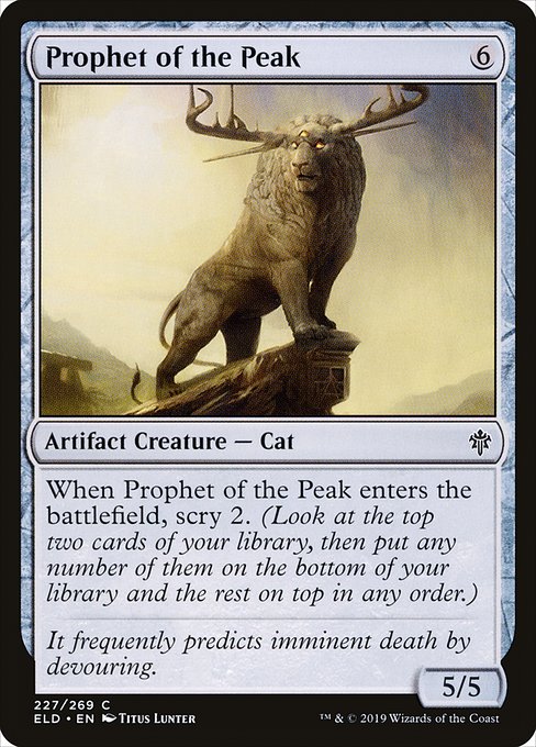 Prophet of the Peak - Throne of Eldraine #227 Magic: The Gathering card image