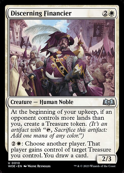 Discerning Financier - Wilds of Eldraine #10 - Near Mint - Non-Foil