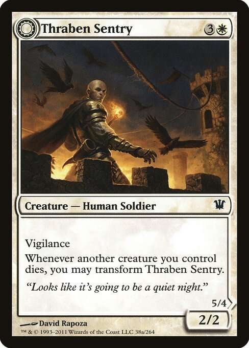 Thraben Sentry Innistrad Magic: The Gathering card image