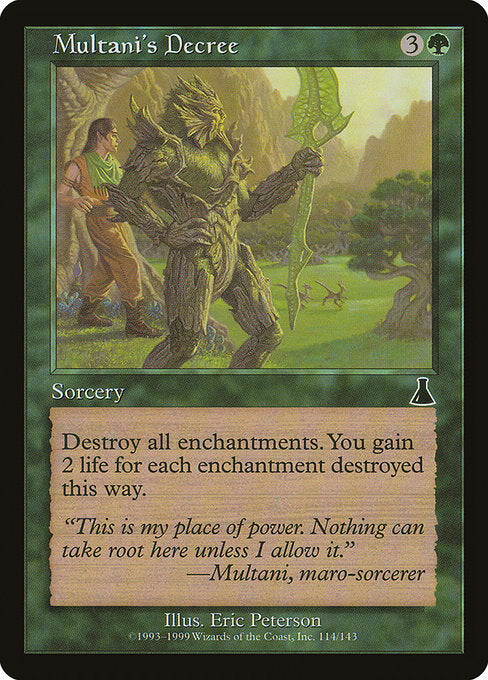 Multani's Decree - Urza's Destiny #114