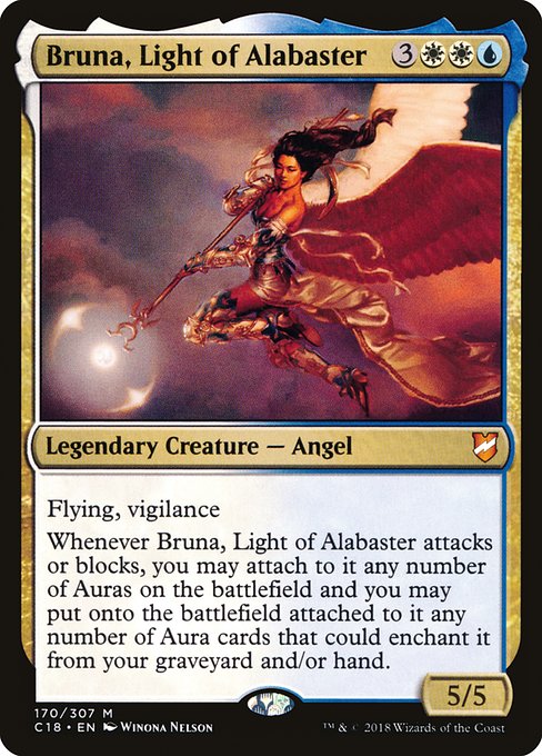 Bruna, Light of Alabaster - Commander 2018 #170