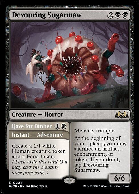 Devouring Sugarmaw // Have for Dinner - Wilds of Eldraine #224
