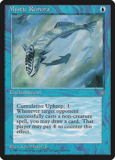 Mystic Remora - Ice Age #87 Magic: The Gathering card image