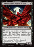 Crimson Cowl, Master of Evil Marvel Super Heroes Commander Magic: The Gathering card image