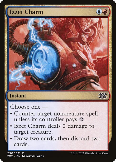 Izzet Charm - Double Masters 2022 #230 - Near Mint - Foil