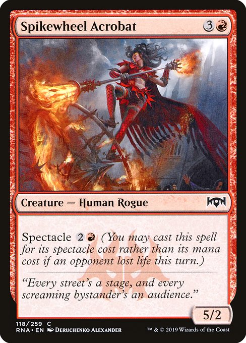 Spikewheel Acrobat - Ravnica Allegiance #118