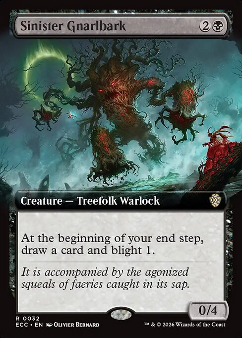 Sinister Gnarlbark - Lorwyn Eclipsed Commander #32